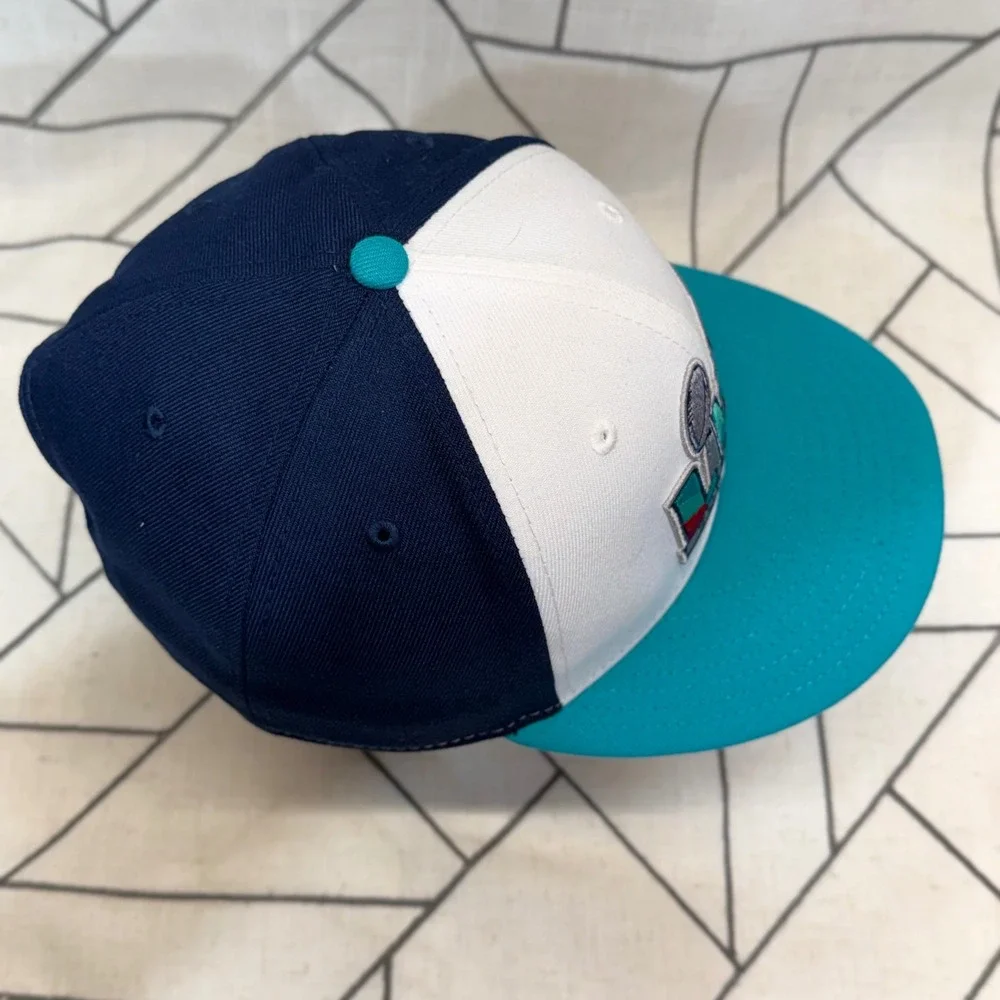 New‎ Era Super Bowl LVII Hat OSFM Navy White Teal 9FIFTY Snapback Cap